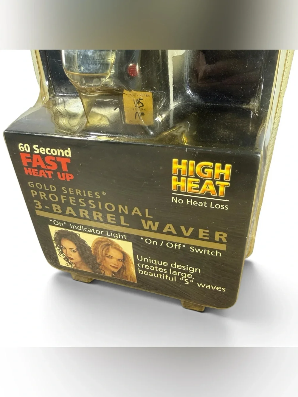Vintage Vidal Sassoon Gold Series Professional 3-Barrel Waver Crimper New Sealed